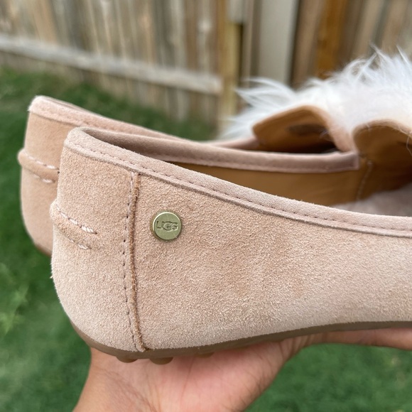 UGG Australia UGG Kaley Wisp Suede Loafers With Faux Fur🌸 - Picture 5 of 6